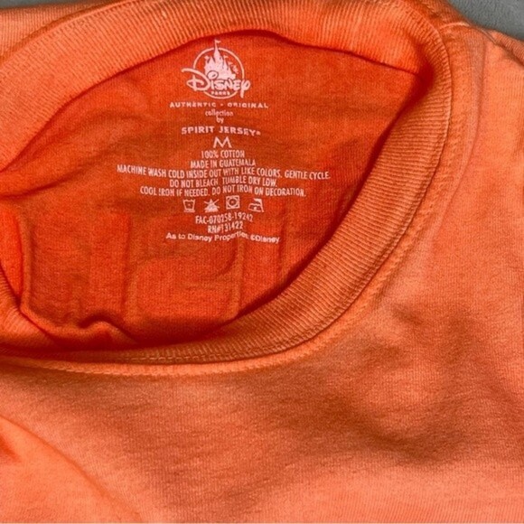 Disney World Spirit Jersey Glitter Ombre Orange Size Large - Picture 8 of 8